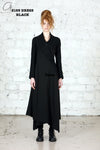 Marc le bihan double fabric dress 2185 black